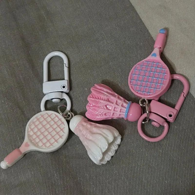 시뮬레이션 배드민턴 라켓 키체인 독특한 스포티 스타일  - Badminton Lovers 리뷰 및 가격