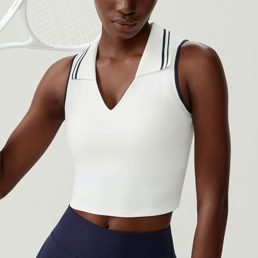 여성을위한 야외 스포츠 복장 체육관 요가 조끼 탑 운동 - Badminton Outfit 리뷰 및 가격