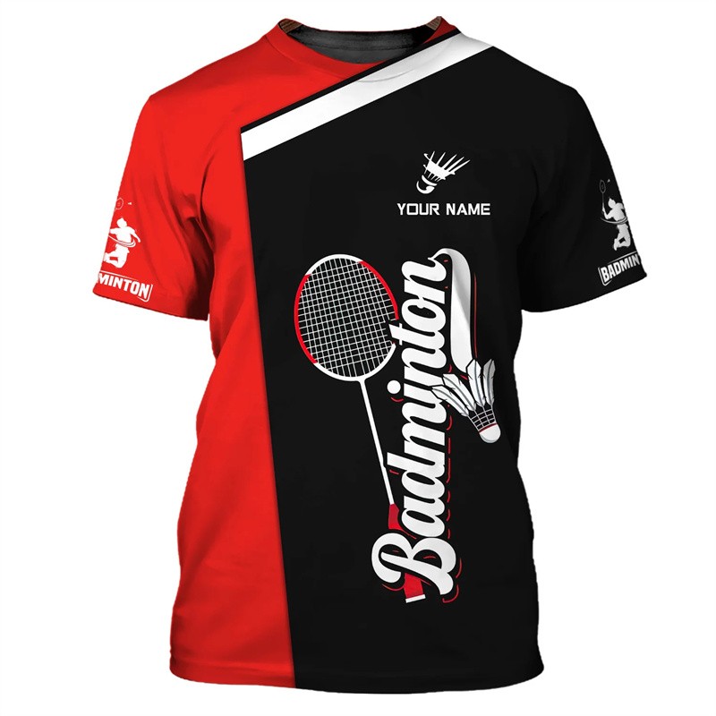 배드민턴 스포츠 티셔츠 남성 의류 멋진 소설 3D 인쇄 - Badminton Lovers 리뷰 및 가격